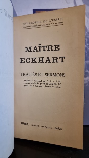 Traites et Sermons - Maitre Eckhart