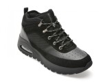 Ghete SKECHERS negre, UNO RUGGED, din material textil