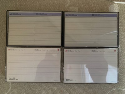 Lot 4 Casete Audio (2 x TDK Chromdioxid CrO2 si 2 x SONY HF-60) - Inregistrate o singura data - 2 foto