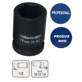 Cheie tubulara de IMPACT 1/2&quot; AD-3512.19 19mm