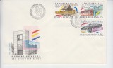 C12 - FDC Romania - Expozitia - Era descoperirilor - Sevilla - LP1293 - 1992, Romania de la 1950, Arta