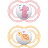 MAM Perfect 6m+ suzetă Pink/ Orange 2 buc