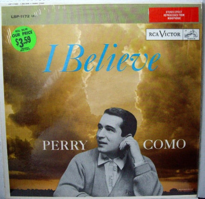 Vinil Perry Como &amp;ndash; I Believe (-VG) foto