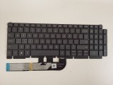 Tastatura Laptop, Dell, Inspiron, P105F, P105F001, P105F004, P105F005, 0R2GPD, 0TJ0J6, R2GPD, NSK-DEFABC, PK1336N1B00, DLM20K6, iluminare RGB 20 pini,