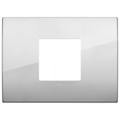 Rama Ornament 2M metal pentru doza de 3M Vimar Arke argintiu 19652.03