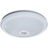 Plafoniera LED Spin cu Senzor Miscare Reglabil &Oslash;270, 12W (75W), 6400K, Lumina Rece, Aplică LED