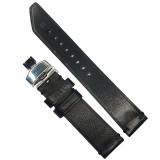 Cumpara ieftin Curea de ceas Peyton Neagra din piele naturala 20mm, 22mm, 24mm - WZ4219D
