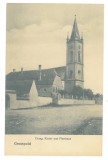 5796 - APOLDUL de SUS, Sibiu, Evangelical Church parsonage, Romania - old postcard - used - 1917