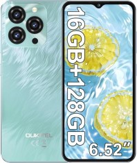 Telefon Mobil Oukitel C3, Albastru, 4G, 6.52 HD+ 90Hz IPS, 16GB RAM (4GB + 12GB extensibili), 128GB ROM, 13MP, Android 14, Unisoc T606, OTG, 5000mAh,