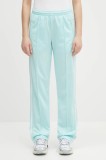 adidas Originals pantaloni de trening Firebird TP culoarea turcoaz, cu imprimeu, JC8287