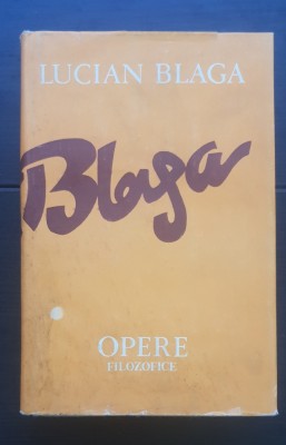 LUCIAN BLAGA, Opere 10: Trilogia valorilor foto