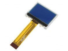 Afișaj LCD Grafic 128x64 Negativ 37x30mm LED