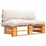 Canapea din paleti de gradina, cu perne nisipii, lemn de pin GartenMobel Dekor, vidaXL