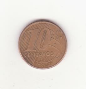 Brazilia 10 centavos 2003. foto
