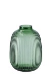 Cumpara ieftin Vaza flori sticla verde 20 x 25 cm