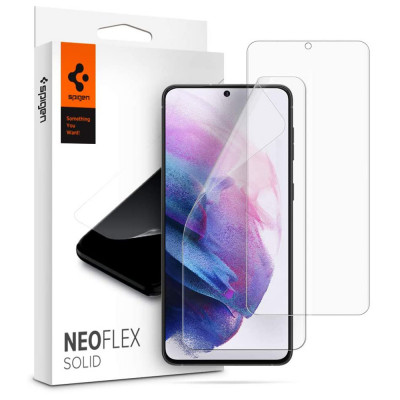 Spigen - Neo Flex (2 pack) - Samsung Galaxy S21 - Transparent foto