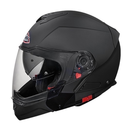 Casca viziera rabatabila SMK HYBRID EVO MATT Negru MA200 culoare negru mat marimea L Casca viziera rabatabila SMK HYBRID EVO MATT Negru MA200 culoare negru mat marimea L
