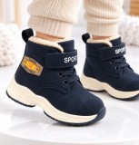 Cumpara ieftin Ghete imblanite cu inchidere bareta velcro, Model Lucas, Piele ecologica