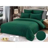 Cumpara ieftin Lenjerie de Pat Damasc, 1 Persoana, 4 Piese, Verde - EAT559