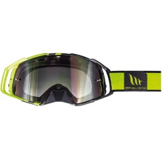 Ochelari MT off road (cross-enduro) pentru scuter - motocicleta MX EVO Stripes &ndash; culoare negru/galben fluor