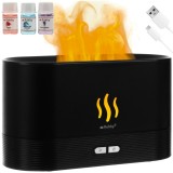 Difuzor aromaterapie cu umidificator 180 ml si efect flacara Ruhhy