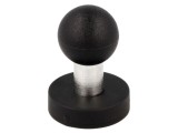 Magnet fix ferită ELESA GANTER &Oslash; 31mm H 6mm cu buton &Oslash; 16mm