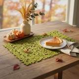 Covoras de masa decorativ din fetru, verde, 44,5 x 28,5 cm Best CarHome