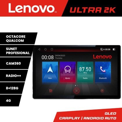 Navigatie Nissan Navara 2006-2014 N-NAVARA ecran 13&quot; 2K 8+128 Android Waze USB Navigatie 4G 360 Toslink Youtube CarStore Technology