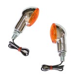 Set semnalizari 12V 21W BAY9S brat scurt prindere M10 culoare argintiu Cod Produs: MX_NEW 7054943MA