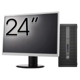Pachet Calculator Second Hand HP 800 G2 Tower, Intel Core i5-6500 3.20GHz, 16GB DDR4, 256GB SSD + Monitor 24&amp;quot; NewTechnology Media