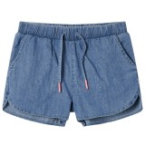 Cumpara ieftin Pantaloni scurți pentru copii, albastru denim, 92