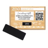 Cumpara ieftin Fard de pleoape mat, 206 Black, Zao