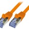 Patch Cord S/FTP Cat6a LSZH Portocaliu 1m