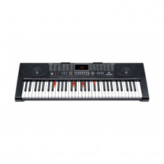 Orga electrica MK-2108, 61 clape ilumintate, 5 octave, USB, Mp3, functie inregistrare, control efecte foto