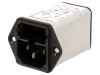 Conector AC Soclu Tată SCHURTER C14 KFA 10A 250V Montare Panou