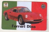 bnk card Cartele telefonice - Unitel - masini - Ferrari Dino