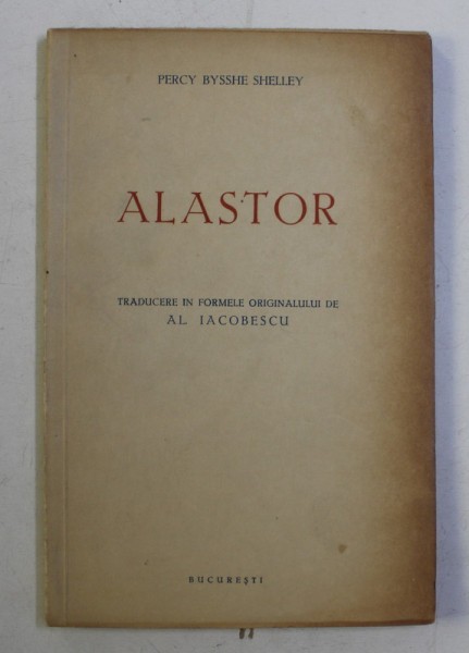 ALASTOR de PERCY BYSSHE SHELLEY , 1941