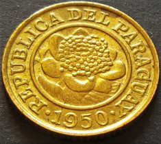 Moneda EXOTICA 1 CENTIMO - PARAGUAY, anul 1950 *cod 4533 - A,UNC LUCIU foto