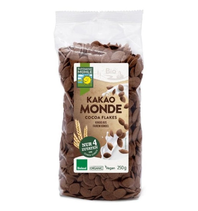 Fulgi Crocanti Ecologici cu Cacao Bohlsener Pronat 250gr