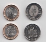 ZAMBIA █ SET DE MONEDE █ 2 + 5 Kwacha █ 2024-2025 █ UNC