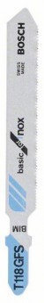 Bosch Set 5 panze ferastrau vertical T 118 GFS Basic for Inox, 83mm - 3165140451840 foto