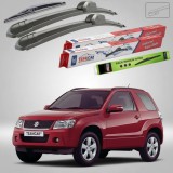 Cumpara ieftin Ștergătoare Suzuki Grand Vitara II JT 3 Uși 2008-2012 | Set Față și Spate Flat &ndash; TeamCar&reg;