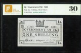 Fiji Guvernul Fiji 1 shillings 1942 P48a