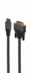 CABLU video GEMBIRD, adaptor HDMI (T) la DVI-D SL (T), 1.8m, 18+1pin, conectori auriti, rezolutie maxima 4K (3840 x 2160) la 30 Hz, negru, &amp;quot;CC-HDMI-DV foto