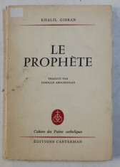LE PROPHETE par KHALIL GIBRAN , 1959 foto