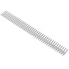 Bareta pini 2.54mm tata ( culoare: ALB ) / 1x40 pin header male Arduino (b.097)