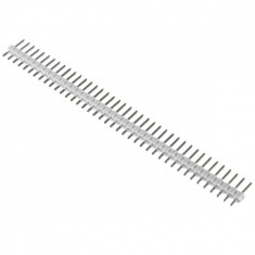 Bareta pini 2.54mm tata ( culoare: ALB ) / 1x40 pin header male Arduino (b.097)