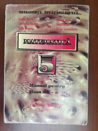 Matematica manual pentru clasa a V-a