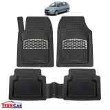 Covorase Skoda Fabia II TeamCar&reg; Tip Tavita Compatibile (2007&ndash;2014) Silver, Cauciuc