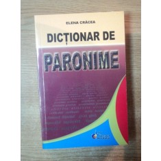 DICTIONAR DE PARONIME de ELENA CRACEA